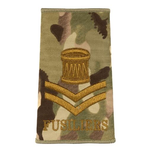 Picture of R/Slide - (RRF) Fusiliers - Multicam - Cpl - Drummer 