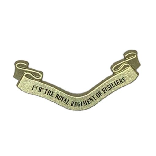 Picture of Plaque Scroll - 1st BN ROYAL REGIMENT OF FUSILIERS