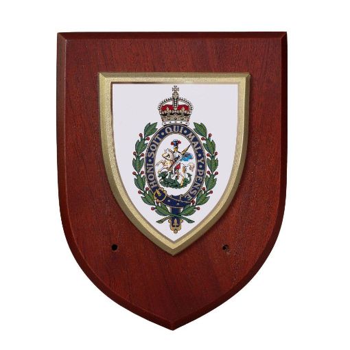Picture of The Fusiliers Plaque - Silk Screen - No Scroll - Tudor Crown