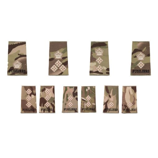 Picture of The Fusiliers Rank Slide - MTP - Comm. Officers